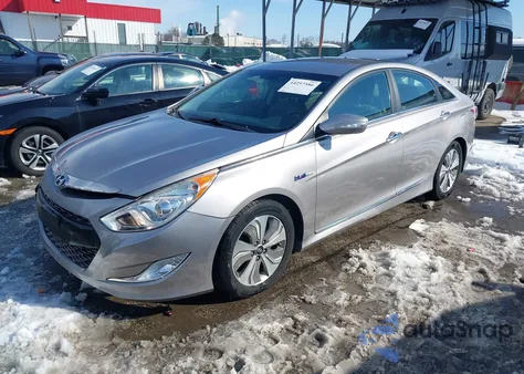 2013 Hyundai Sonata Hybrid Limited из США, поврежденный, VIN KMHEC4A42DA072478